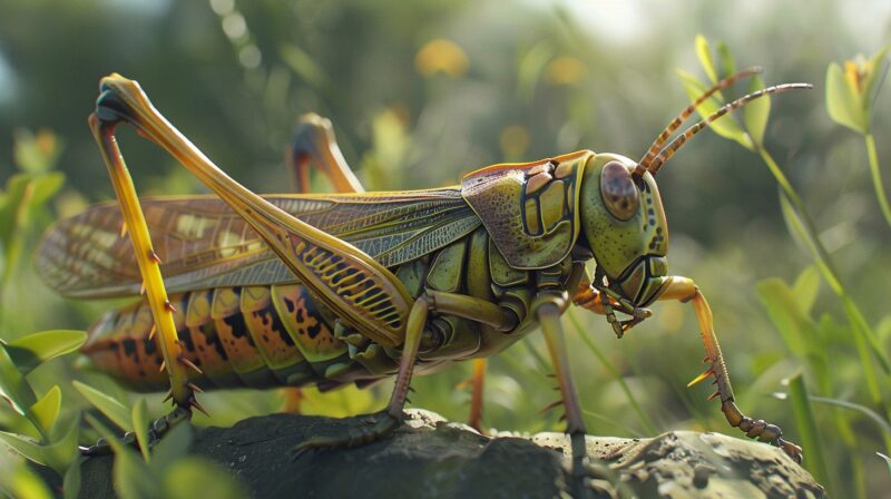 Courage and Boldness - Symbol of Grasshopper 