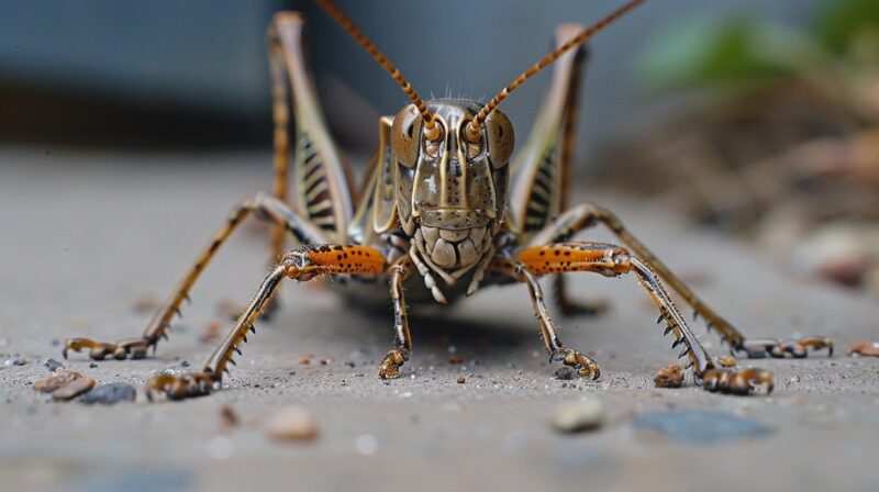 Grasshoppers Inside the House - symbol and meaning