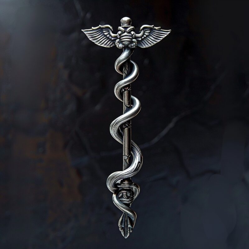 Rod of Asclepius Symbol of Healing