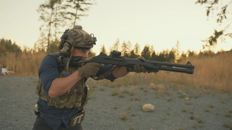 The Benelli M4 Combat Shotgun