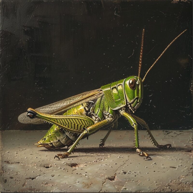 Transformation and New Beginnings - Symbol of Grasshopper 