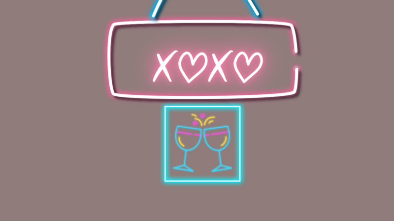 xoxo neon sign